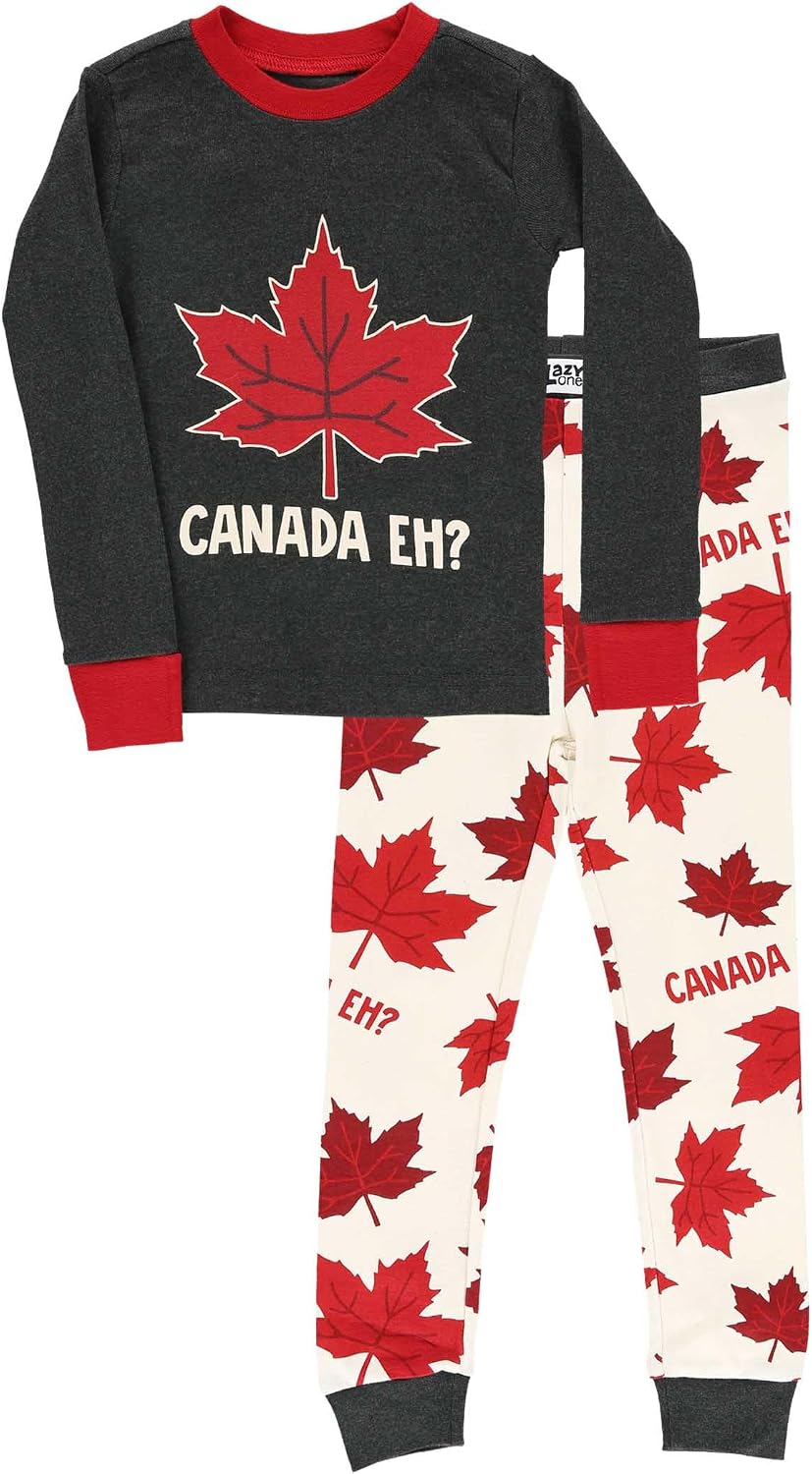 Lazy One Warm Long-Sleeve PJ Sets for Girls and Boys