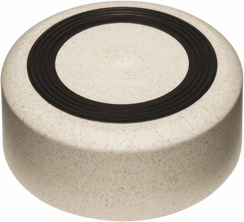Loving Pets - Dolce Bamboo - Eco-Friendly Pet Bowls & Dishes for Dog, Cats, Puppy Food and Water Dish -Sustainable and Dishwasher Safe, Made with Real Bamboo (Medium, Oat-Beige)