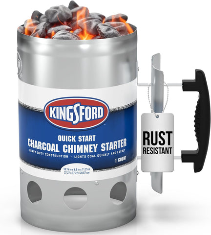 Kingsford Heavy Duty Charcoal Chimney Starter, Large Capacity