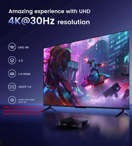 avedio links HDMI Splitter 1 in 2 Out [with 4 Ft Hdmi Cable], Mirror Only