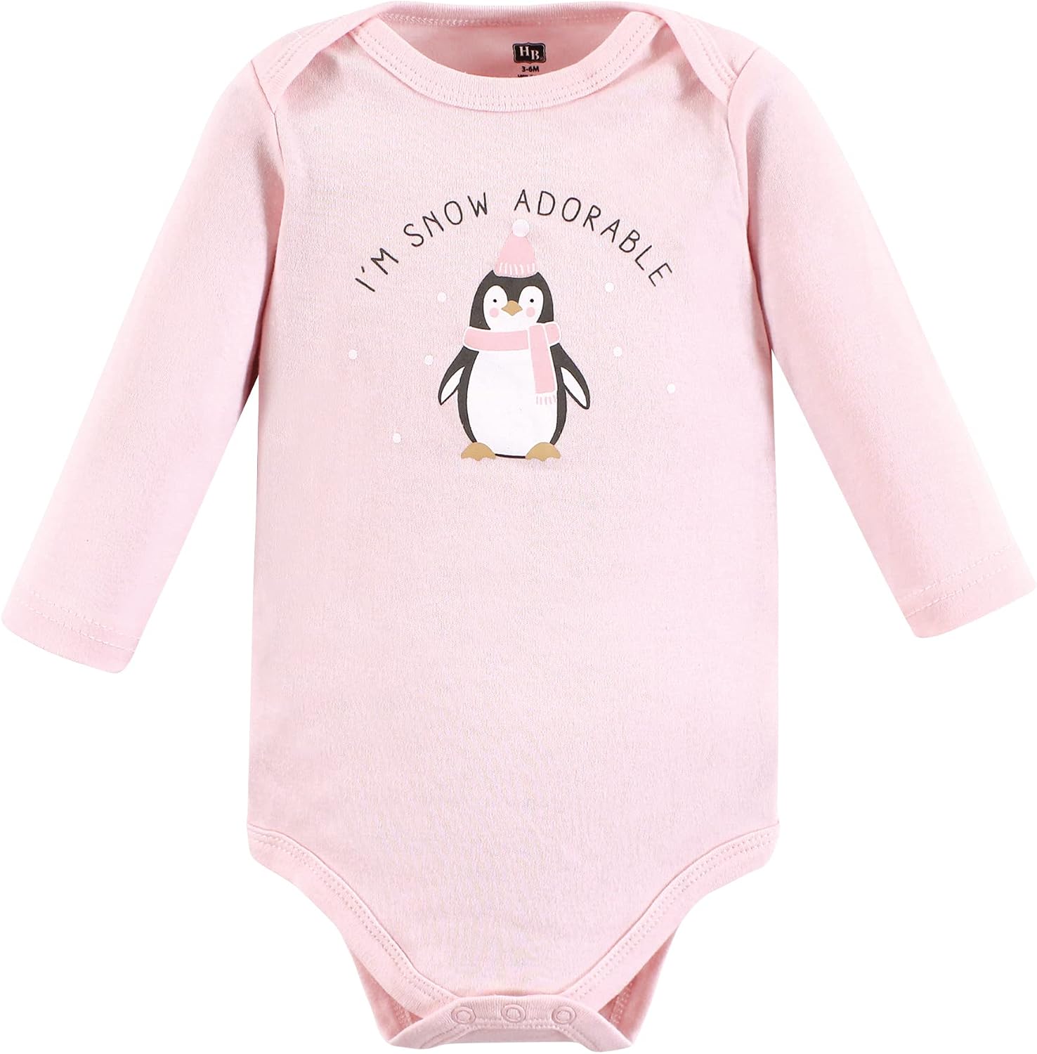 Hudson Baby baby-girls Cotton Long-sleeve Bodysuits 5-pack