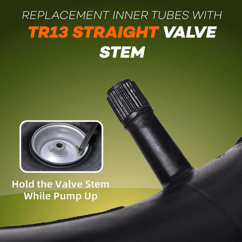 AR-PRO 4.80/4.00-8 Inner Tube, TR-13 Valve Stem, 2-Pack