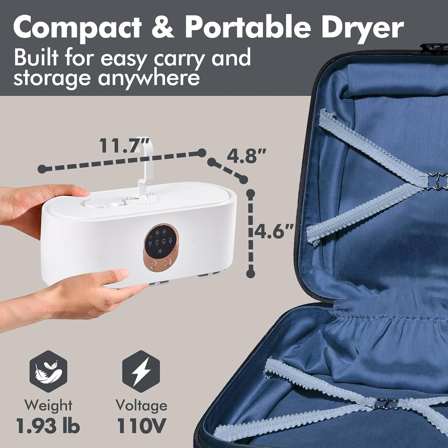 Hanging Portable Clothes Dryer, Mini & Compact Dryer