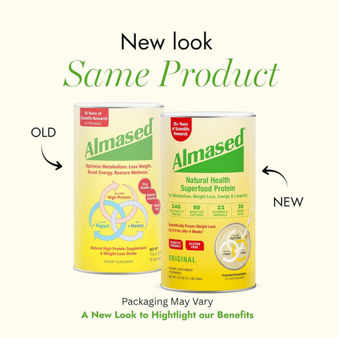 Almased Multi-Protein Powder 17.6 OZ (Pack of 2)