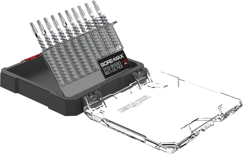 Real Avid Bore Max Speed Brush Multi Cal Pack – 10 Durable Nickel Plated Gun Cleaning Brushes Fits .22 .243 .270 .284 .30 Caliber Rifles and .22 .380 .40 .45 Caliber Handguns with 2X Bristle Density