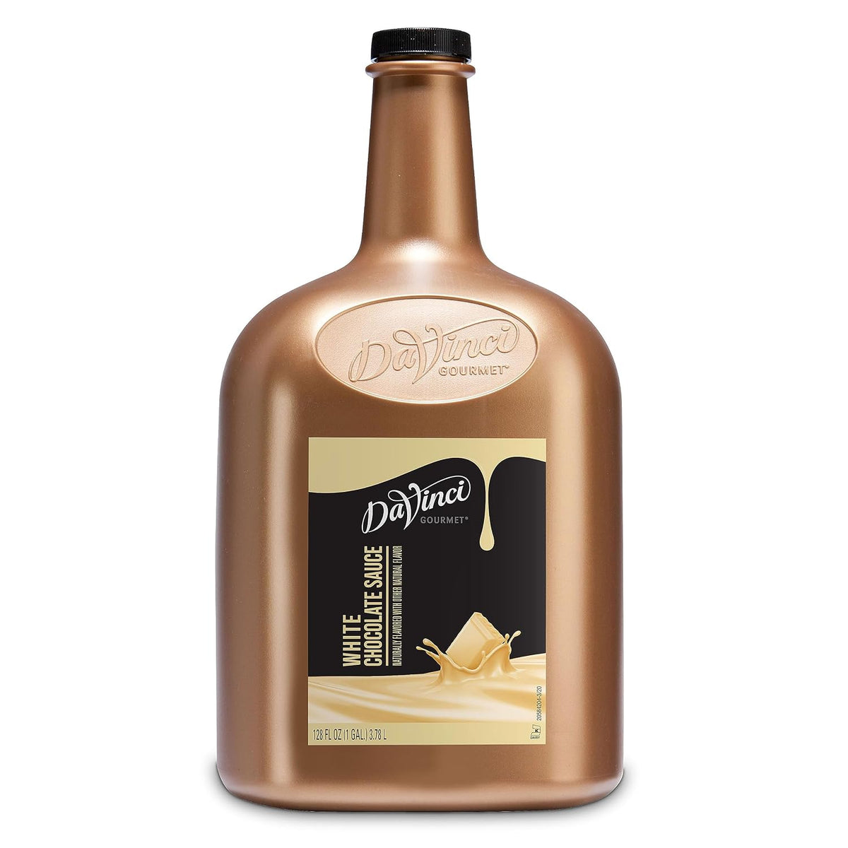 DaVinci Gourmet White Chocolate Sauce, 128 Fluid Ounces (Pack of 1)