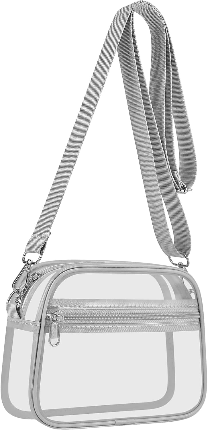 USPECLARE Clear Bag for Stadium Events Clear Sports Fan Handbags Purses