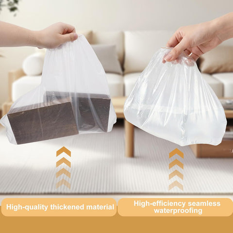12 Pcs Waterproof Shoe Covers for Rain, Non-Slip Disposable Rain Shoe Covers, Plastic Shoe Ponchos, Thickened PE Material Boot Covers for Men and Women (Clear)