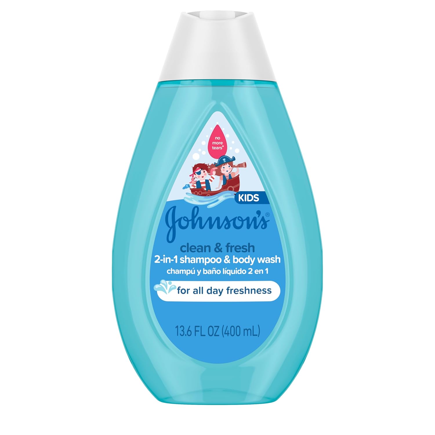 Johnson's Baby Clean & Fresh Children's Shampoo & Body Wash, 13.6 fl oz