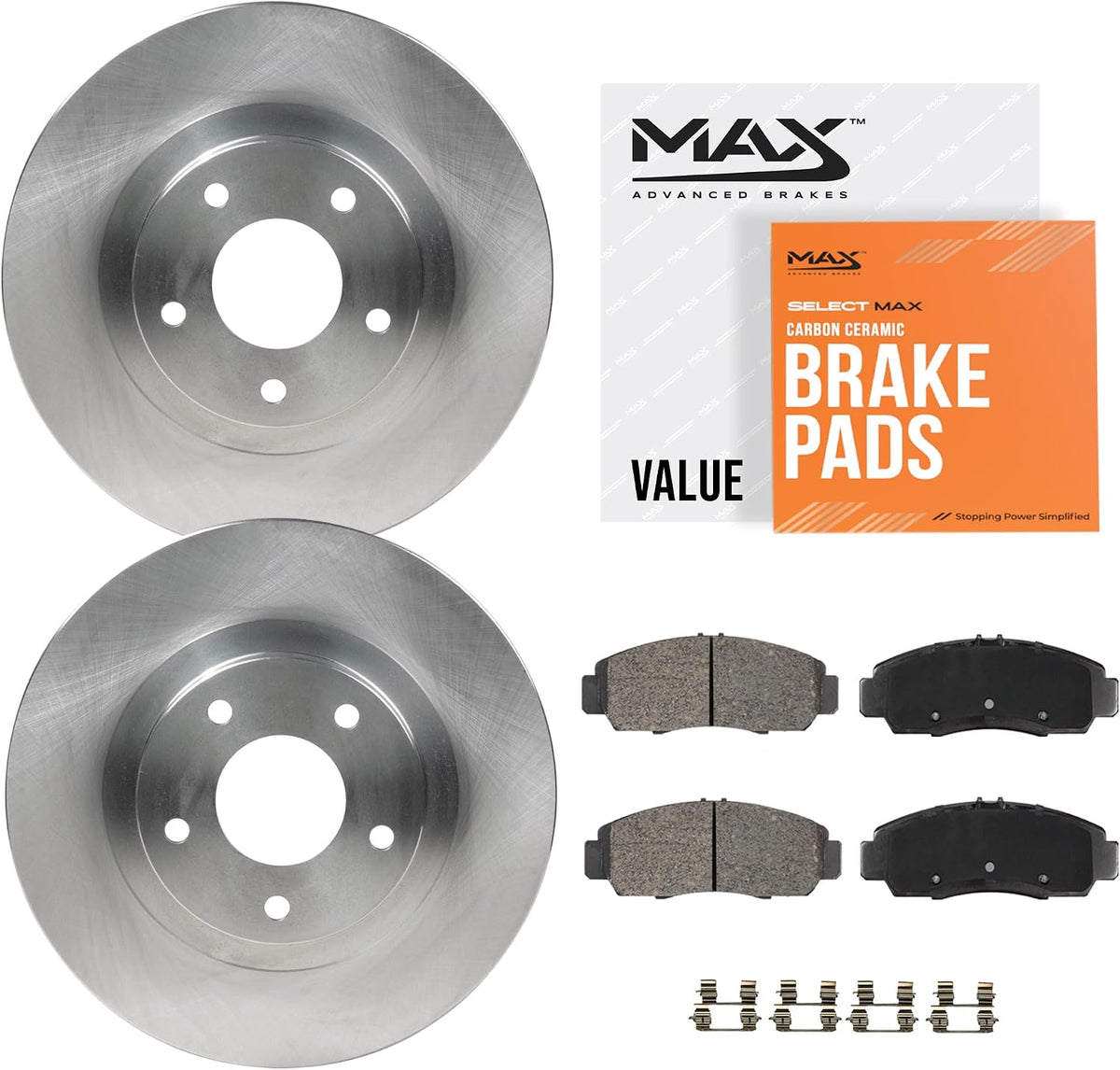 MAX Advanced Brakes Rear Brake Kit for Escape, Edge, Fusion and Lincoln
