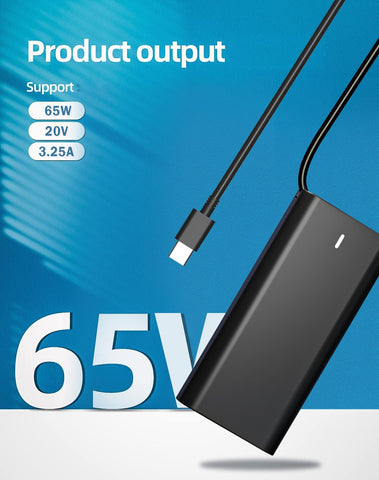 2025 New Slim 65W 60W Dell Laptop Charger USB C for Latitude 5420 5520 5320 7420 7480 7490 7320 7400, Dell XPS 13 15 Chromebook 3100 DA65NM190 LA65NM190 Type C Dell Computer AC Adapter Power Cord