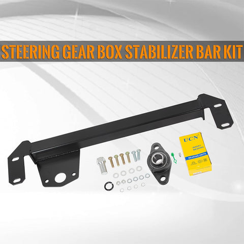 ECOTRIC Steering Box Stabilizer Bar Compatible with 1994-2002 Dodge Ram 4WD