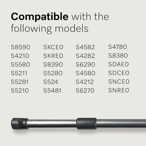 Miele HES Telescopic Wand Attachment for Select Miele Vacuums