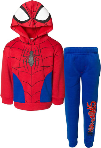Marvel Cosplay Fleece Hoodie and Pants Set Toddler to Big Kid