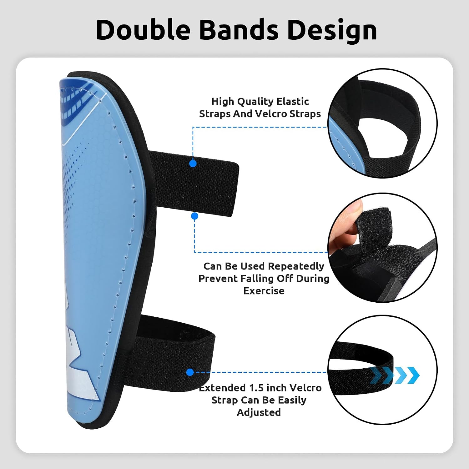 Shin Guards Soccer Kids Toddler, Shin Guard for Boys Girls 2-18 Years Old