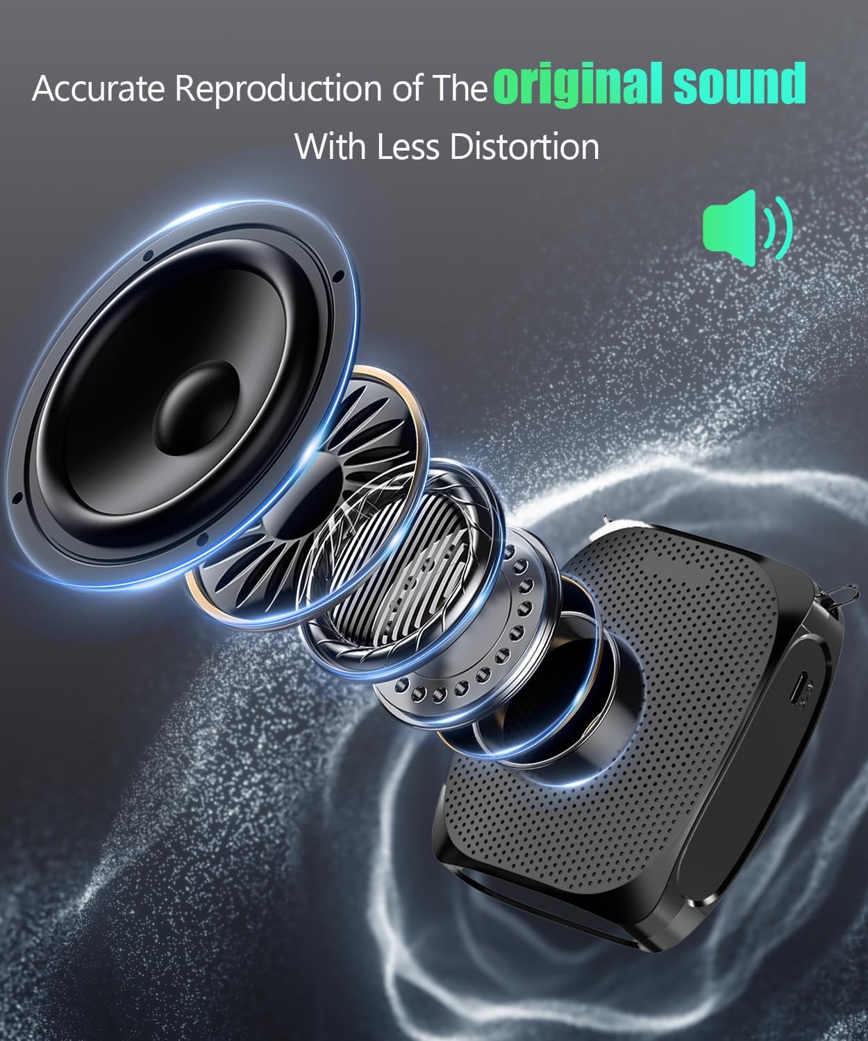 SHIDU Voice Amplifier for Teachers Portable Microphone and Speaker