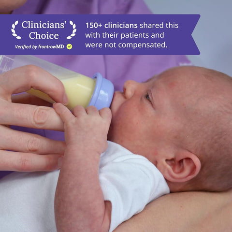 nfant Extreme Slow Flow Bottle Nipples (3 ml/min) - Fits Ready-to-Feed Hospital Nursery Bottles & Standard-Neck Baby Bottles - Anti-Colic Vented, 100% Silicone - Gold 4-Pack