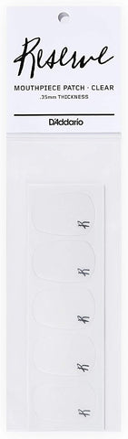 D'Addario Reserve Mouthpiece Patch Clear, 5-Pack