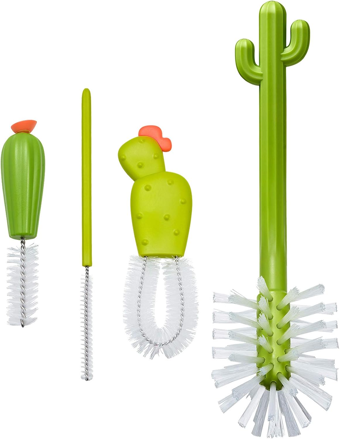 Boon Cacti Replacement Bottle Brush Set - Sage - 4 Count