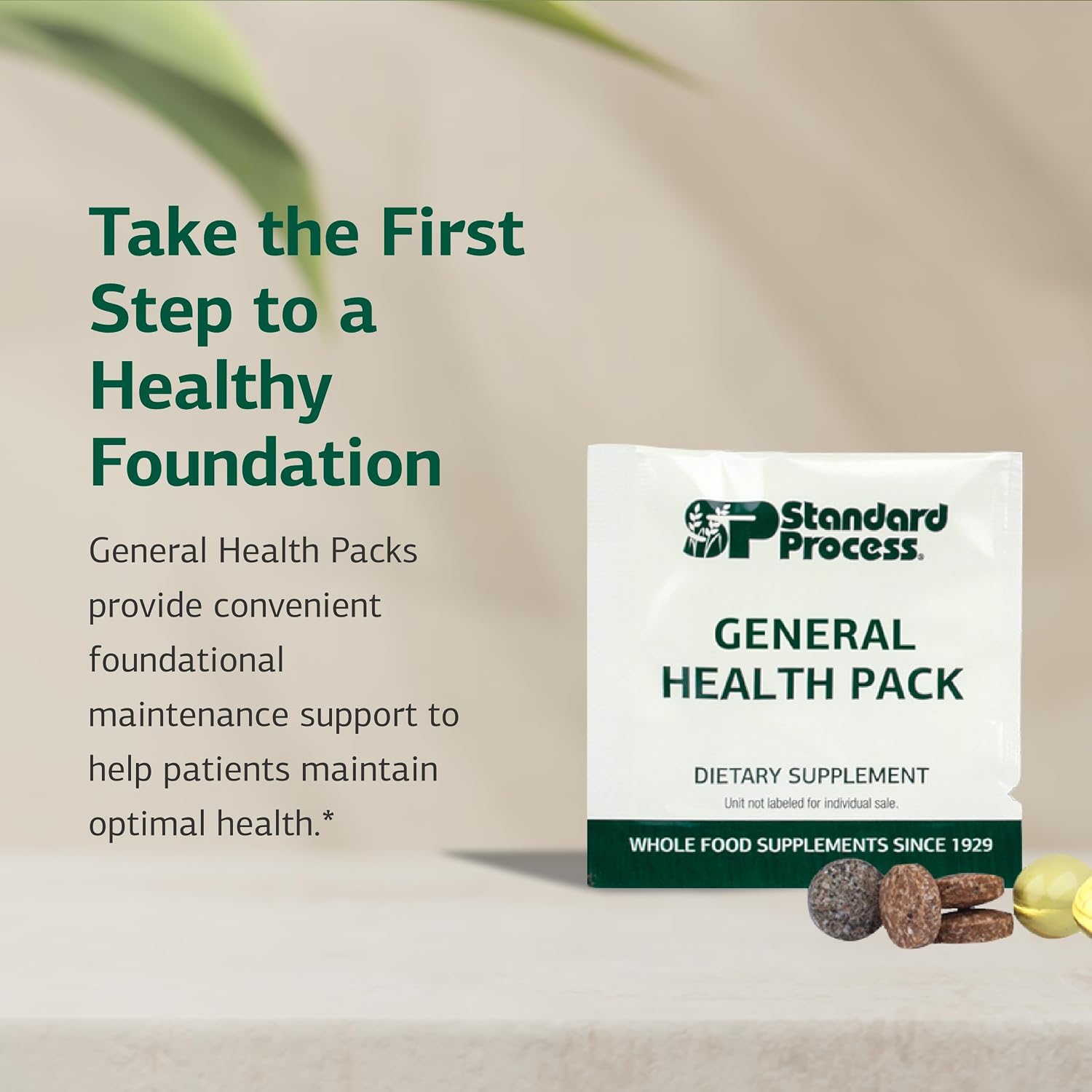 Standard Process General Health Pack, Immune Support Supplement, 60 Packs