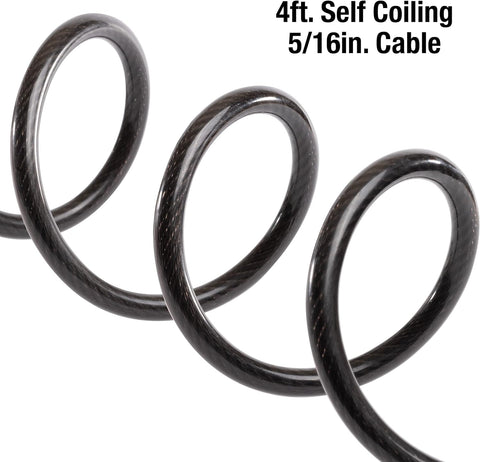 Master Lock Combination Cable Bike Lock 4-Foot Long Bicycle Lock, 8143D