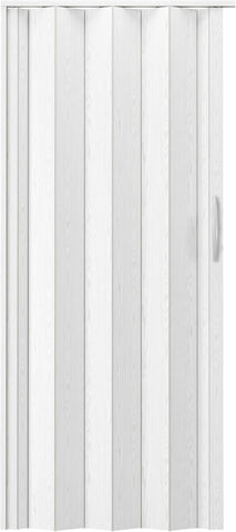32" x 80" Premium Foldable Accordion Doors,Heavy Duty,White Oak