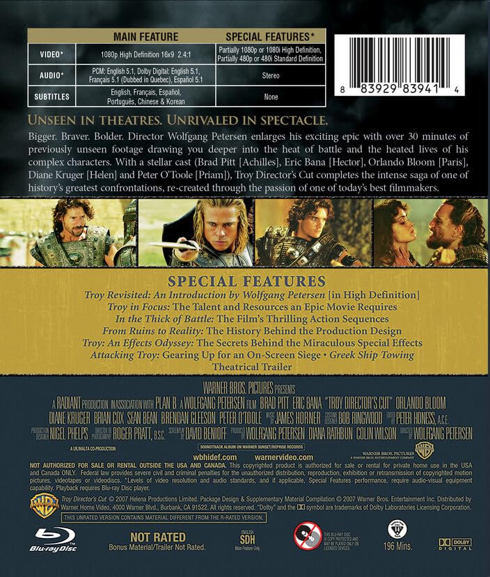 Troy Director's Cut