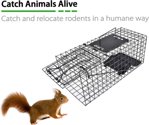 Live Squirrel Trap Heavy Duty Humane Animal Cage Trap