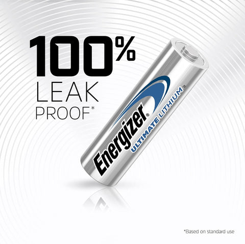 Energizer Ultimate Lithium AA Batteries, 24 Pack, 1.5V Long-Lasting for High-Drain Devices, Cameras & Flashlights