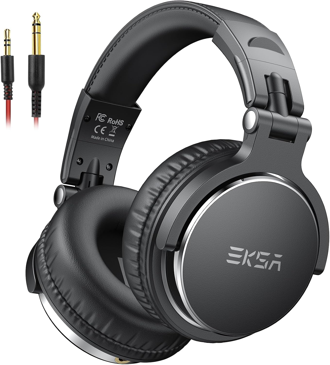 EKSA Wired Headphones, Over Ear Headphones for Studio Monitor/Mixing DJ