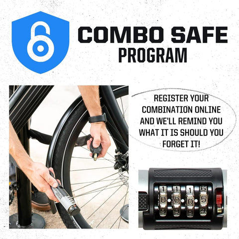 Kryptonite Keeper 585 Folding Combo Bike Lock, 4-Digit Resettable, 85cm