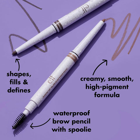 e.l.f. Instant Lift Waterproof Eyebrow Pencil, Grey