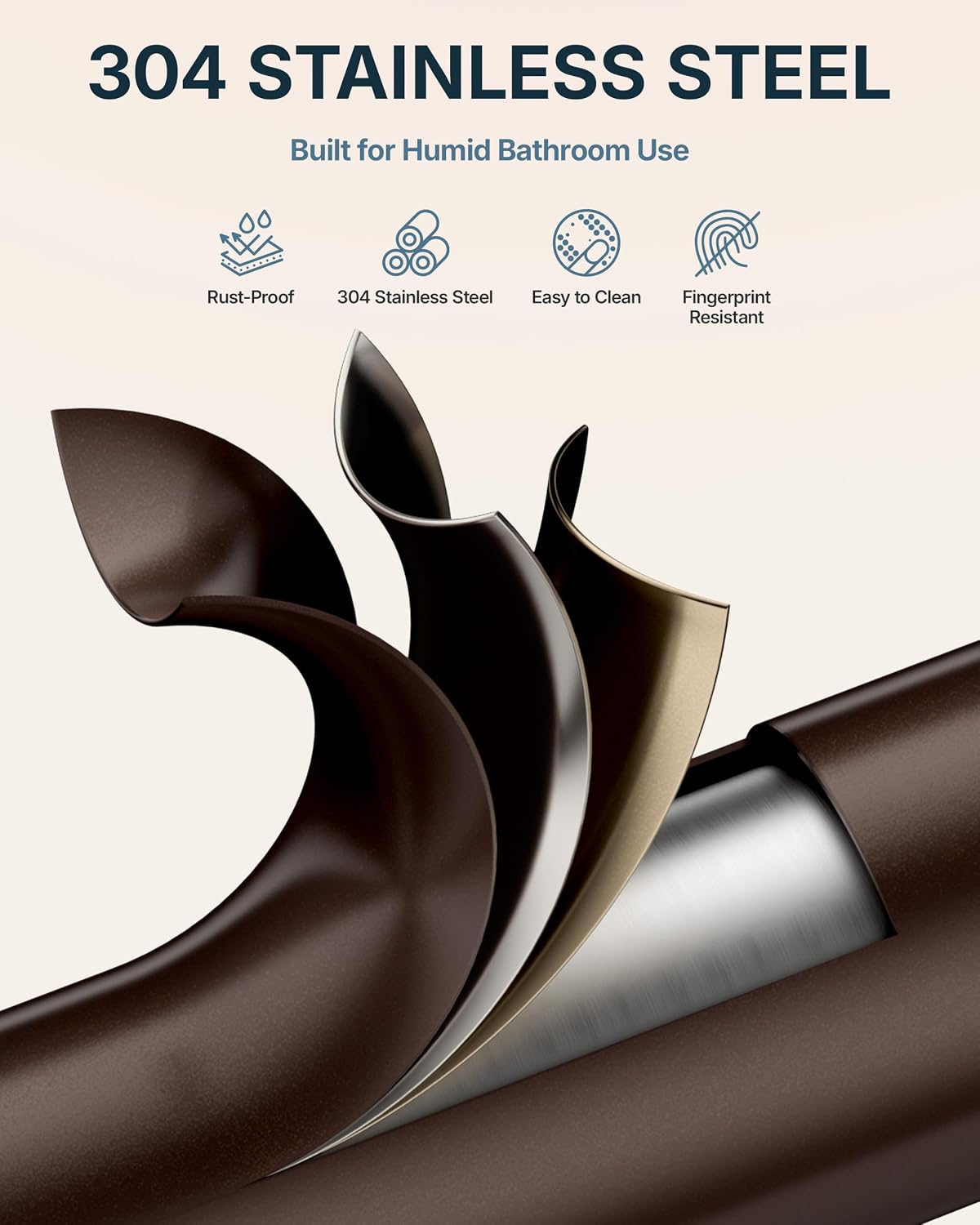 RARXTR Toilet Paper Holder Bronze Wall Mount Bathroom Modern Tissue Holder