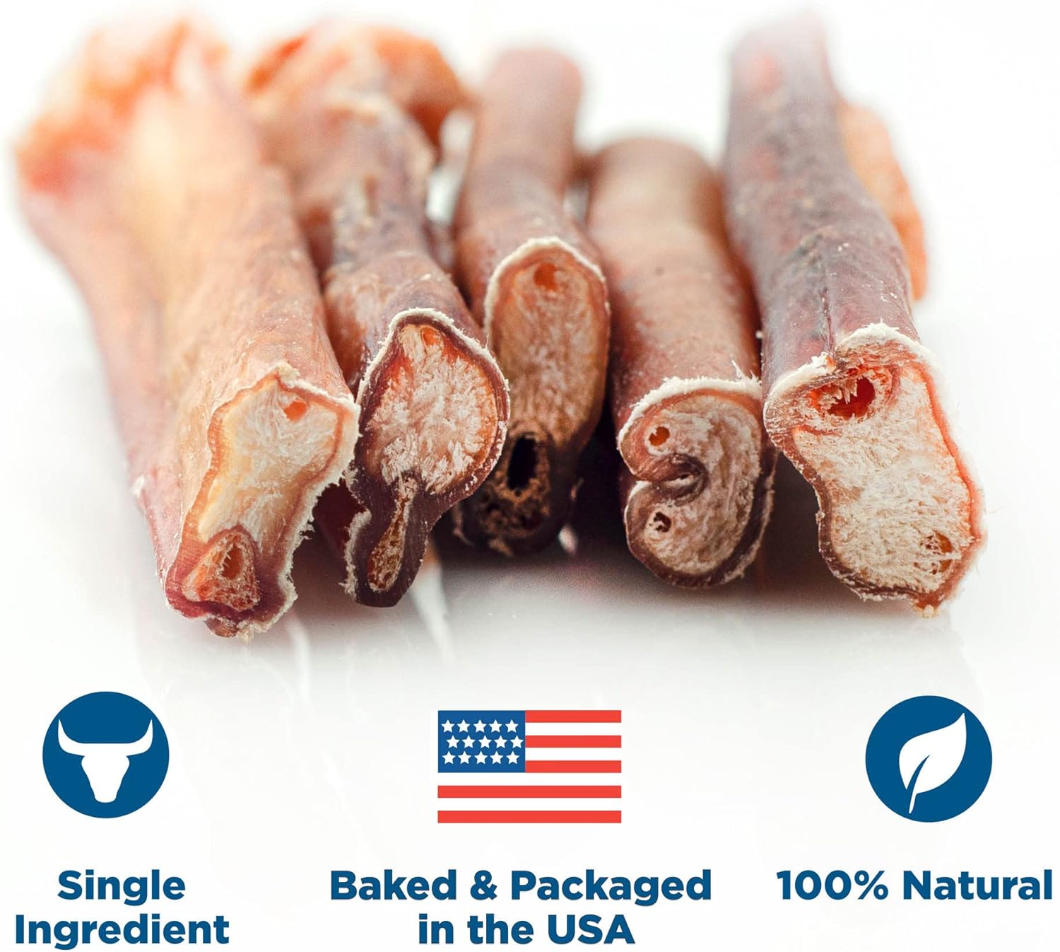 Best Bully Sticks Thick Bully Sticks Dog Chews, 6", 5 Count