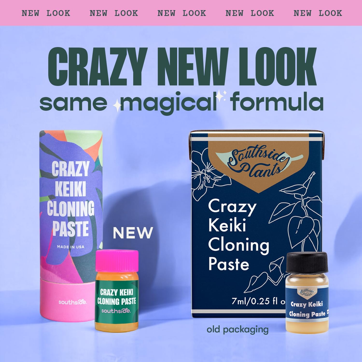 Crazy Keiki Cloning Paste by Southside Plants – Sprout Leaves on Bare Branches with Natural Cytokinin, Hormones & Vitamins – Keiki Paste for Plants and Orchids – 0.25oz