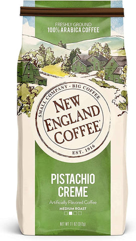 New England Coffee Hazelnut Crème Ground Coffee 11oz (Pack of 6)