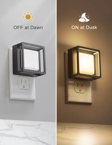 DORESshop LED Night Light,Night Lights Plug Into Wall [2 Pack],3000K