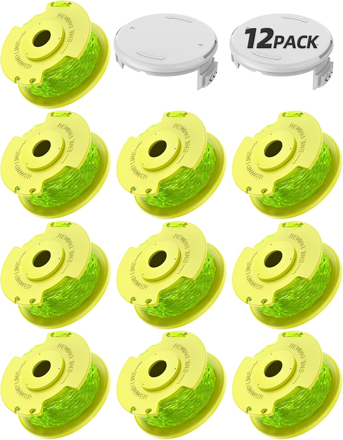 0.080" Weed Wacker String Replacement Compatible with Ryobi ONE+, AC80RL3