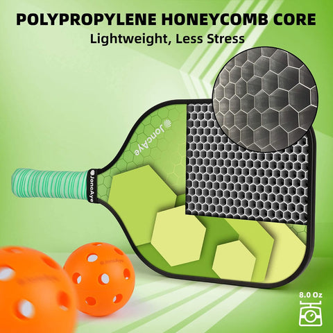 JoncAye Pickleball Paddles Set of 4 or 2 Fiberglass Rackets USAPA Approved