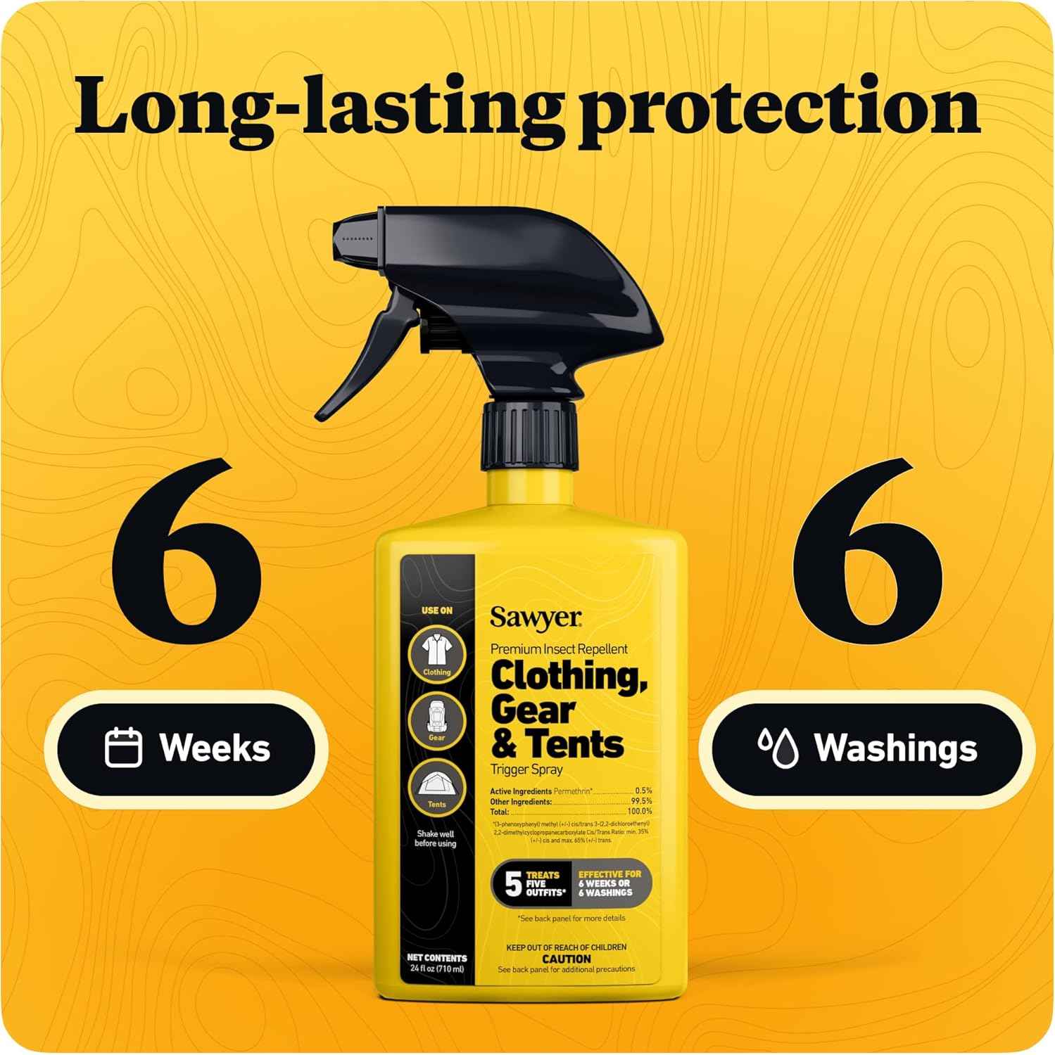 Sawyer Products Premium Permethrin Insect Repellent for Clothing, Gear & Tents