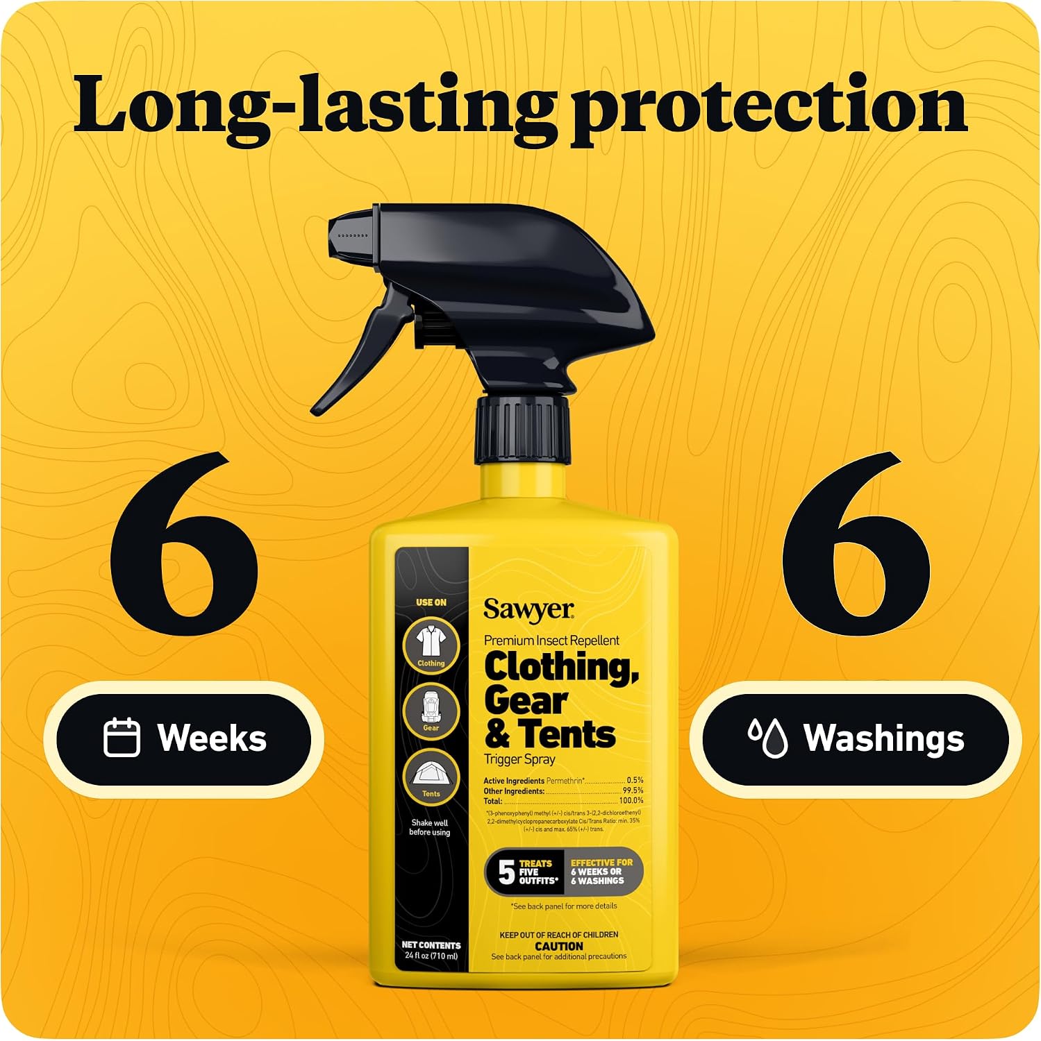 Sawyer Products Premium Permethrin Insect Repellent for Clothing, Gear & Tents
