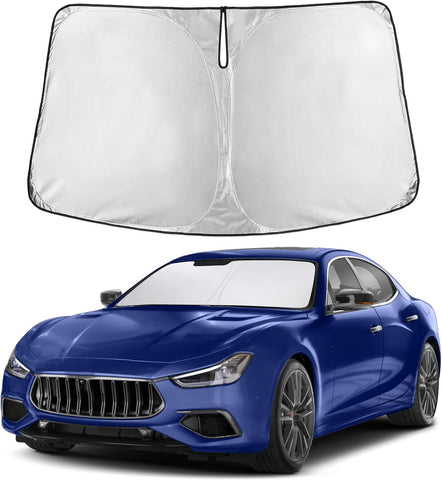 EcoNour Windshield Sunshade Compatible for Maserati Ghibli 2014-2023 2024