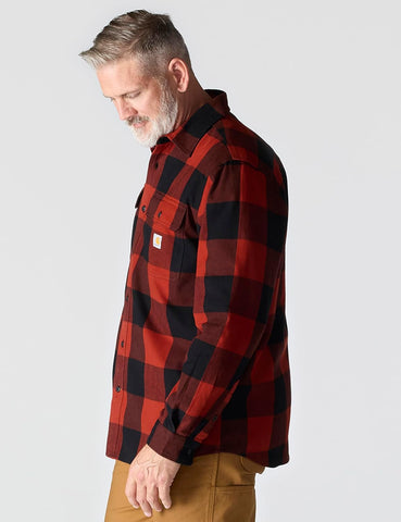 Carhartt Men's Hubbard Loose Ls Plaid Shirt
