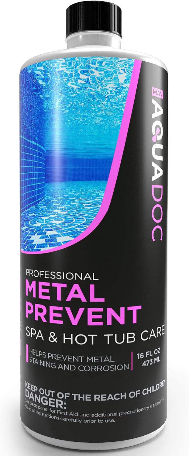 AquaDoc Spa Metal Control & Stain Protector for Hot Tubs - 16 oz