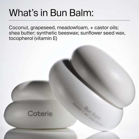 Coterie Bun Balm, 4.59 oz Diaper + Dry Skin Balm (Pack of 2)