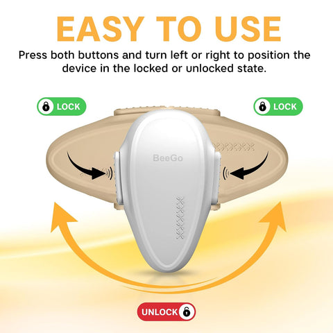 BeeGo Oven Lock Child Safety, Heat Resistant No Drill Baby Proof Door Latch