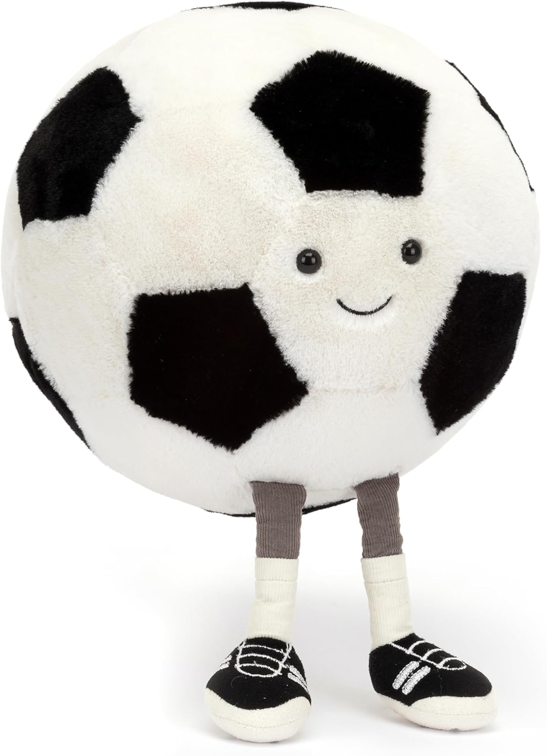 Jellycat Amuseables Soccer Ball Stuffed Toy, 12 inches - Soccer Ball Plush Gift for Sports Fans