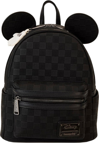 Loungefly Mickey Mouse Checkered Texture Mini Backpack