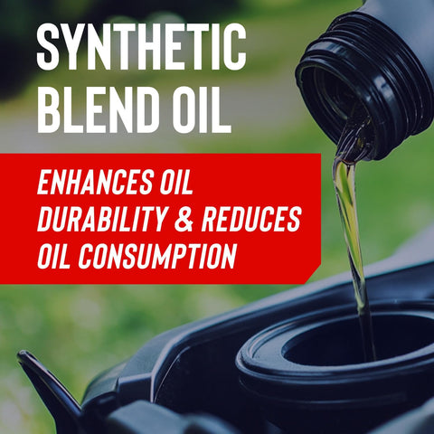 STP Premium Synthetic Blend 4 Cycle Small Engine Oil, SAE 10w30 Motor Oil for Lawnmowers, Generators, Tractors, Snow Blowers, and More, 32 fl oz