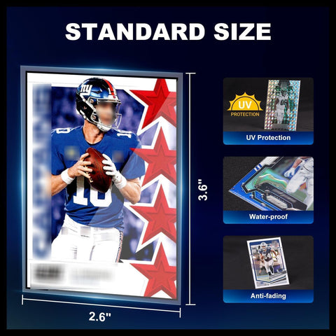 1000ct Card Sleeves for Trading Cards, Clear Soft Baseball Sports Sleeves